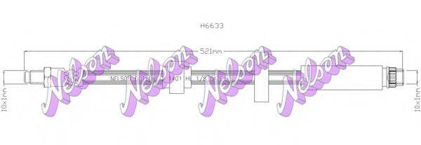 BROVEX-NELSON H6633 Тормозной шланг