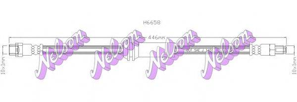 BROVEX-NELSON H6658 Тормозной шланг