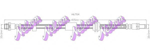 BROVEX-NELSON H6704 Тормозной шланг