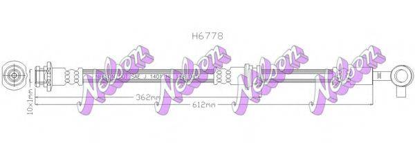 BROVEX-NELSON H6778 Тормозной шланг