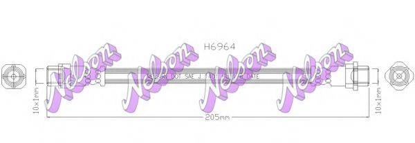 BROVEX-NELSON H6964 Тормозной шланг