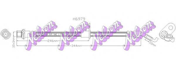 BROVEX-NELSON H6979 Тормозной шланг