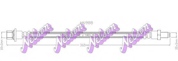 BROVEX-NELSON H6988 Тормозной шланг