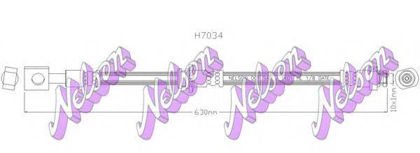 BROVEX-NELSON H7034 Тормозной шланг