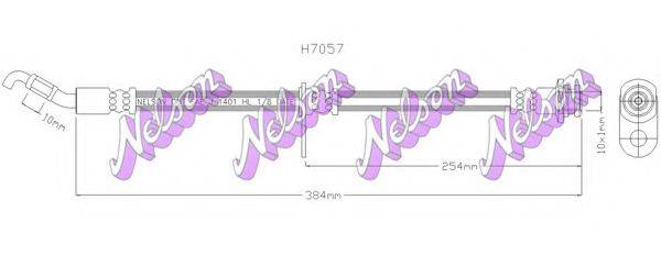 BROVEX-NELSON H7057 Тормозной шланг