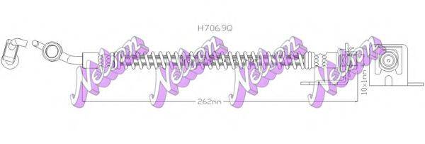 BROVEX-NELSON H7069Q Тормозной шланг