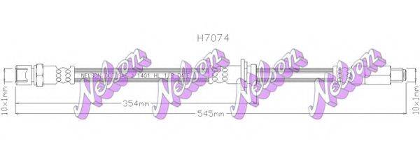 BROVEX-NELSON H7074 Тормозной шланг