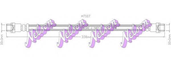 BROVEX-NELSON H7107 Тормозной шланг