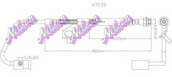BROVEX-NELSON H7139 Тормозной шланг