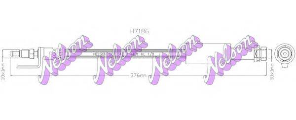 BROVEX-NELSON H7186 Тормозной шланг