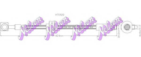 BROVEX-NELSON H7192Q Тормозной шланг