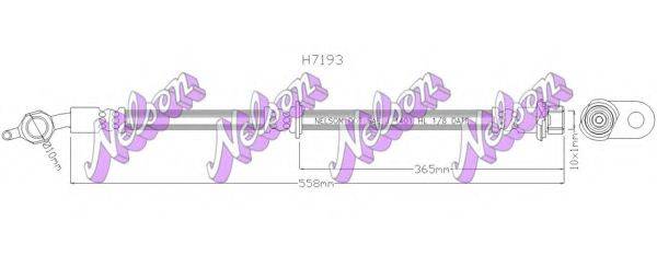 BROVEX-NELSON H7193 Тормозной шланг