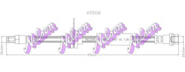 BROVEX-NELSON H7211Q Тормозной шланг