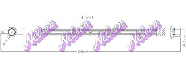 BROVEX-NELSON H7221 Тормозной шланг