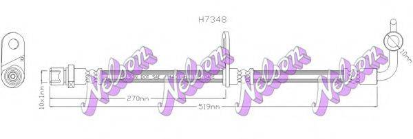 BROVEX-NELSON H7348 Тормозной шланг