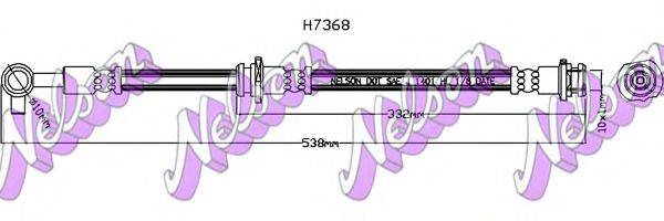 BROVEX-NELSON H7368 Тормозной шланг