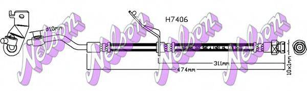 BROVEX-NELSON H7406 Тормозной шланг