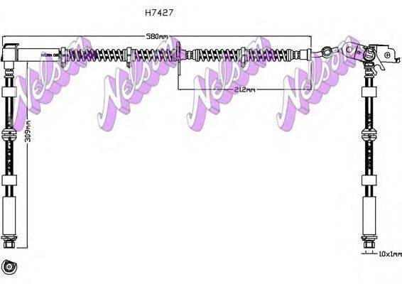 BROVEX-NELSON H7427 Тормозной шланг