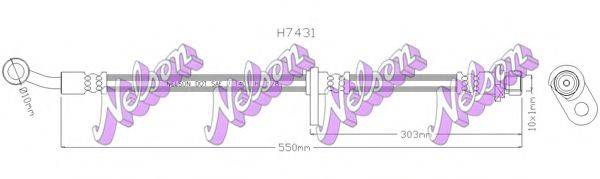 BROVEX-NELSON H7431 Тормозной шланг