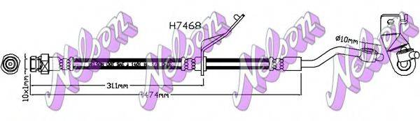 BROVEX-NELSON H7468 Тормозной шланг