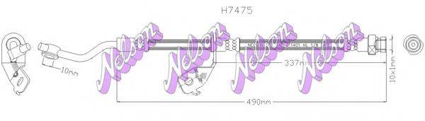 BROVEX-NELSON H7475 Тормозной шланг