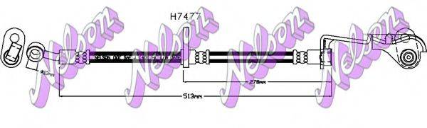 BROVEX-NELSON H7477 Тормозной шланг