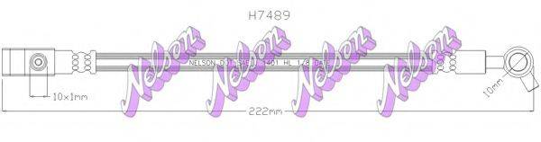 BROVEX-NELSON H7489 Тормозной шланг