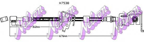 BROVEX-NELSON H7538 Тормозной шланг