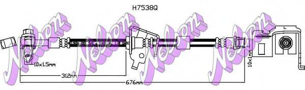 BROVEX-NELSON H7538Q Тормозной шланг