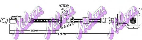 BROVEX-NELSON H7539 Тормозной шланг