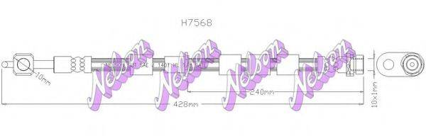 BROVEX-NELSON H7568 Тормозной шланг