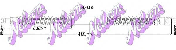 BROVEX-NELSON H7612 Тормозной шланг
