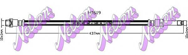 BROVEX-NELSON H7619 Тормозной шланг