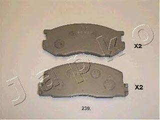 JAPKO 50239 Комплект тормозных колодок, дисковый тормоз