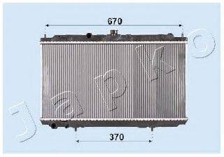 JAPKO RDA213005 Радиатор, охлаждение двигателя