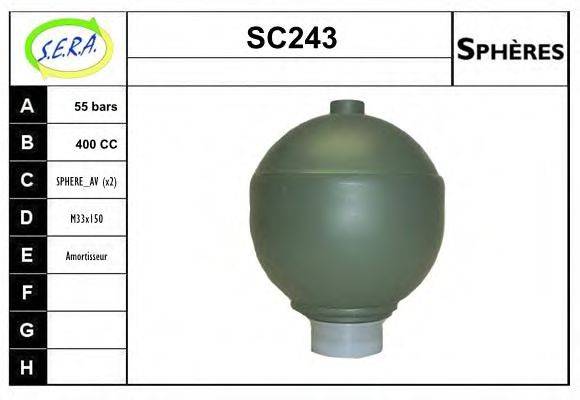 SERA SC243 Гидроаккумулятор, подвеска / амортизация