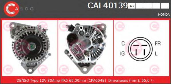 CASCO CAL40139AS Генератор