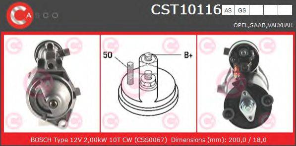 CASCO CST10116AS