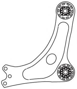 FRAP 2633 Рычаг независимой подвески колеса, подвеска колеса