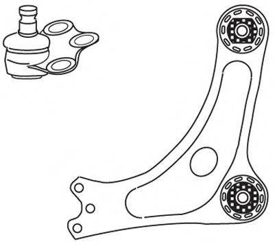 FRAP 2845 Рычаг независимой подвески колеса, подвеска колеса