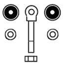 FRAP 3008 Тяга / стойка, стабилизатор