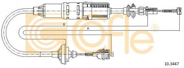 COFLE 103447 Трос, управление сцеплением