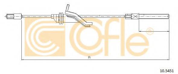 COFLE 105451 Трос, стояночная тормозная система