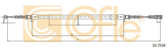 COFLE 107558 Трос, стояночная тормозная система