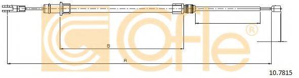 COFLE 107815 Трос, стояночная тормозная система