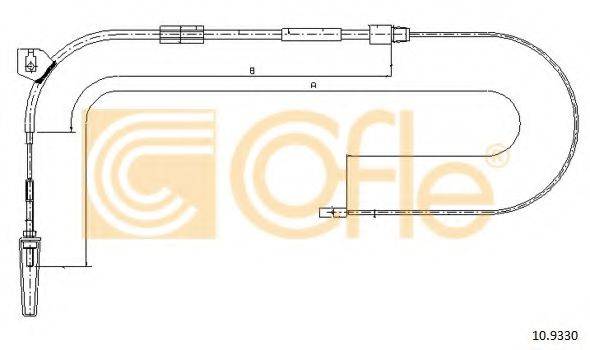 COFLE 109330 Трос, стояночная тормозная система