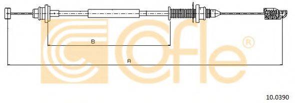 COFLE 100390 Тросик газа