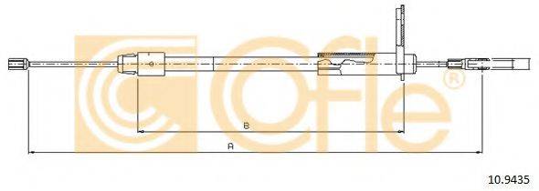 COFLE 109435 Трос, стояночная тормозная система