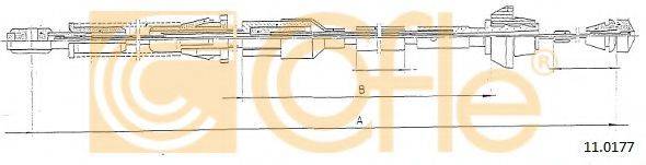 COFLE 110177 Тросик газа