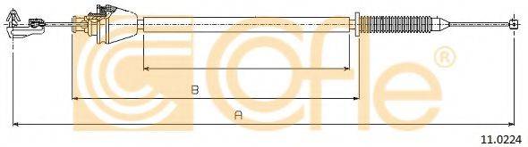 COFLE 110224 Тросик газа